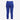 Blue Cropped Solid Trouser