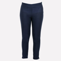 Navy Blue Cropped Trouser