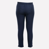 Navy Blue Cropped Trouser
