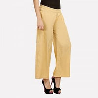 Beige Polyester Palazzo