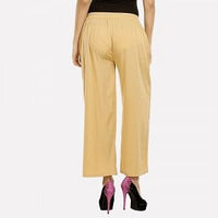 Beige Polyester Palazzo