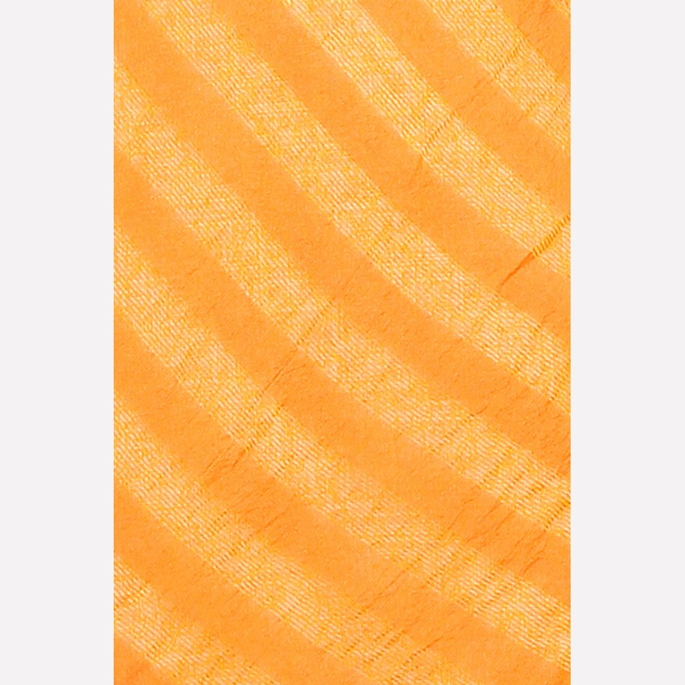 Orange Self-Designed Dupatta