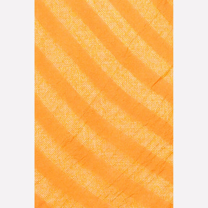 Orange Self-Designed Dupatta