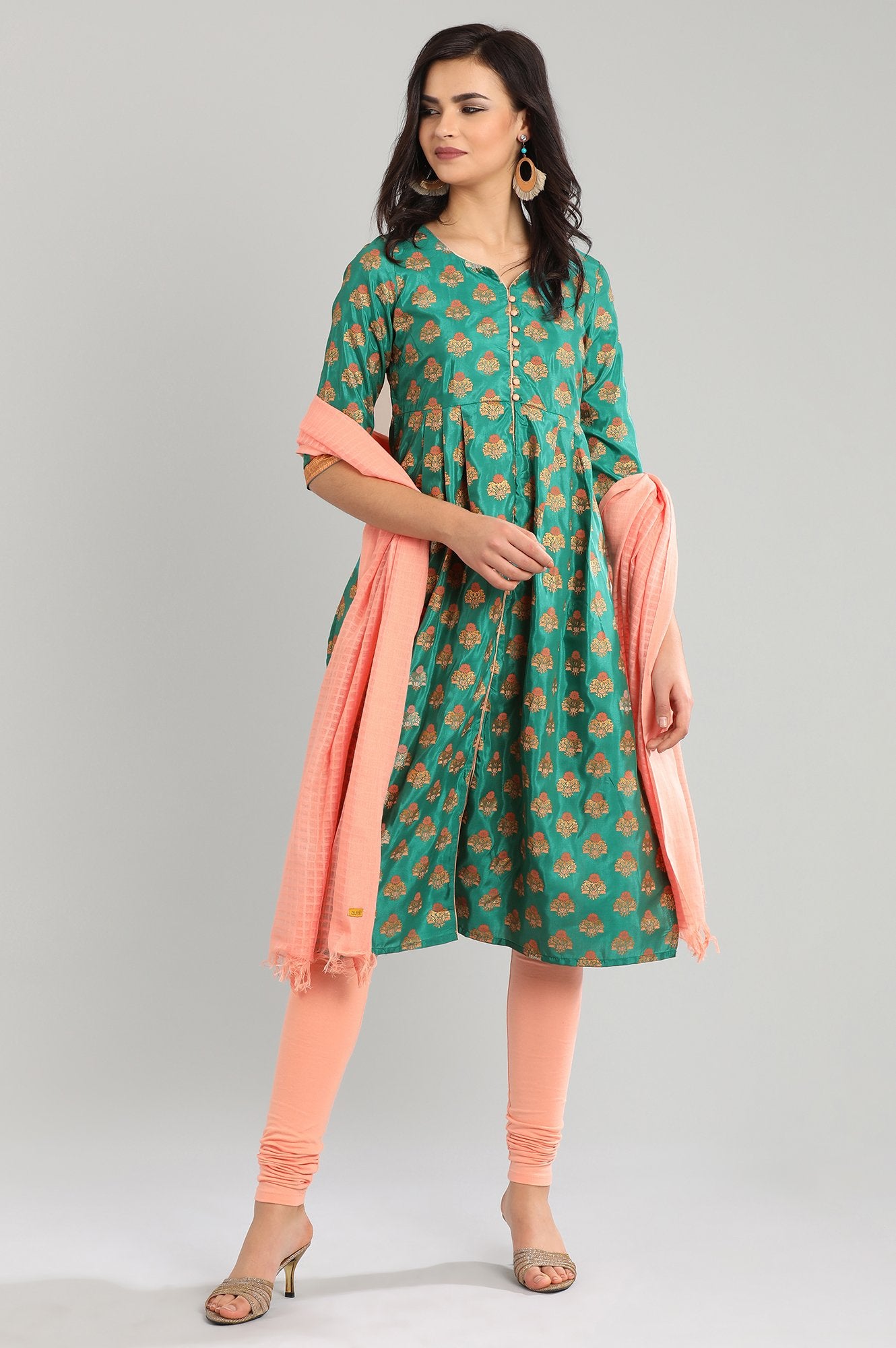 Green kurta