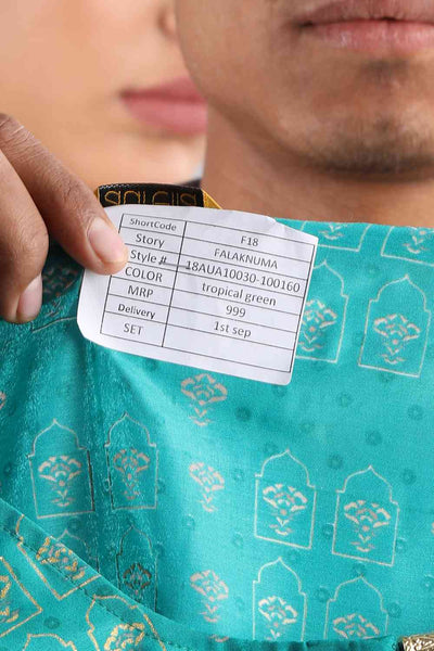 Green kurta