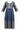 Blue Round Neck Printed kurta