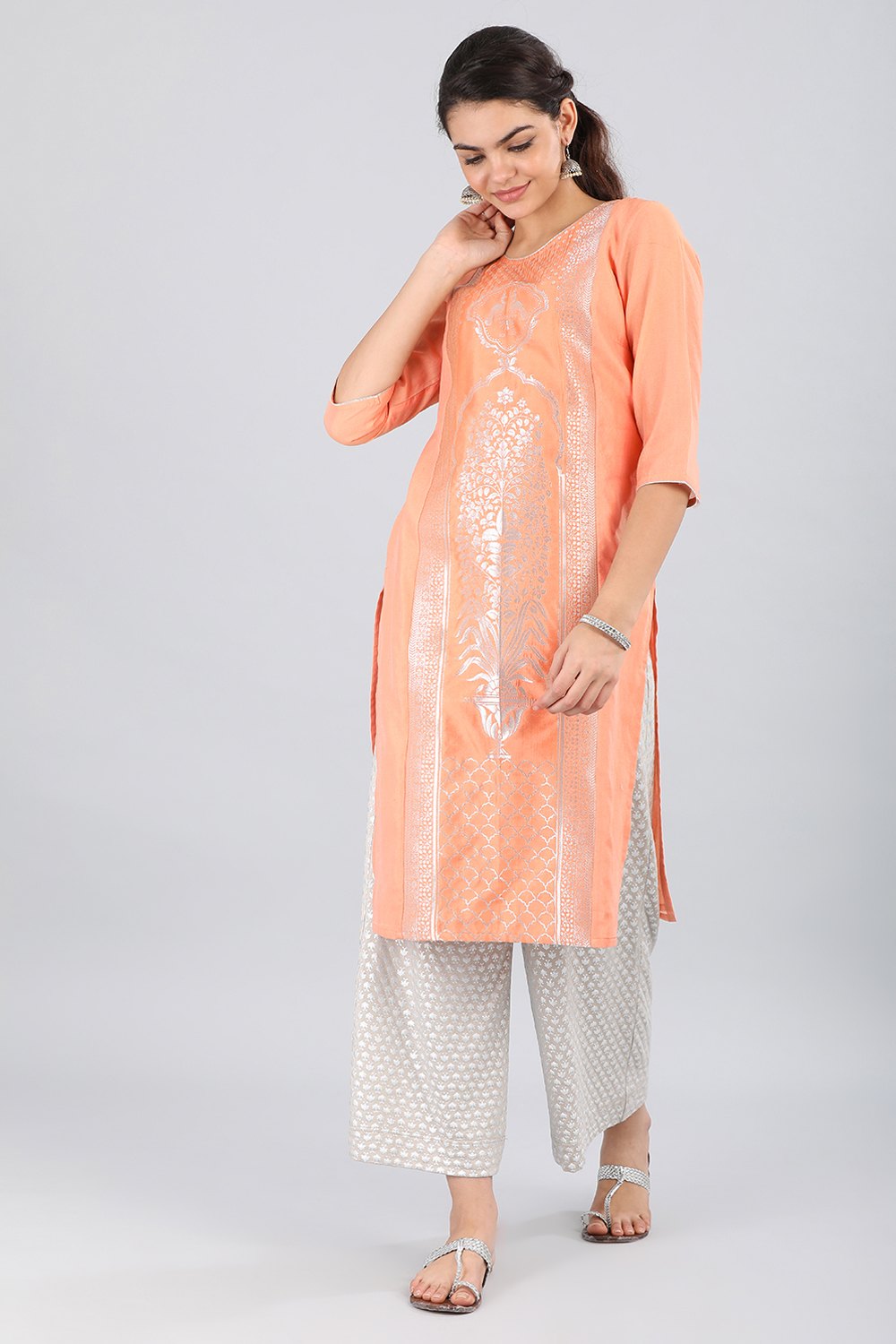 Orange kurta