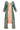 Green Round Neck Printed kurta