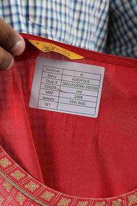 Red kurta