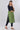 Blue &amp; Green Round Neck Checkered kurta