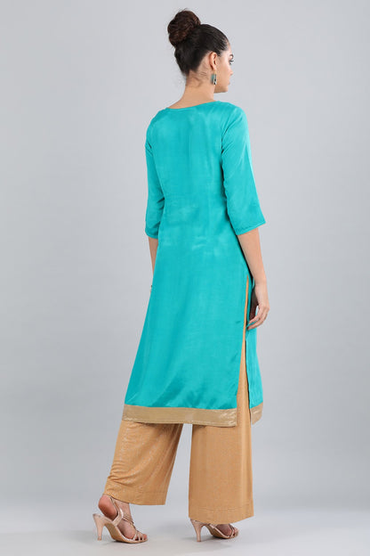 Green Round Neck kurta