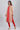Red &amp; Beige Round Neck Layered kurta