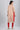 Red &amp; Beige Round Neck Layered kurta