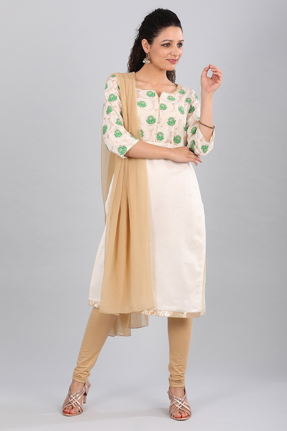 Green kurta