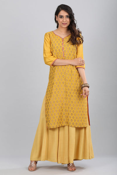 Yellow kurta