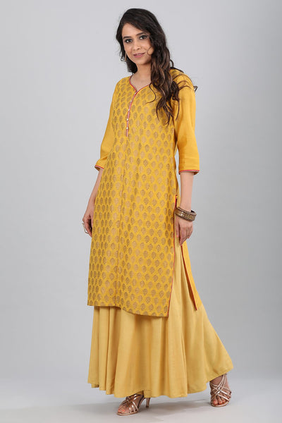 Yellow kurta