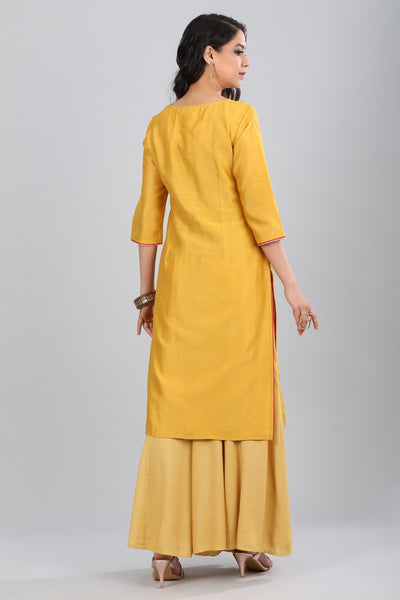 Yellow kurta