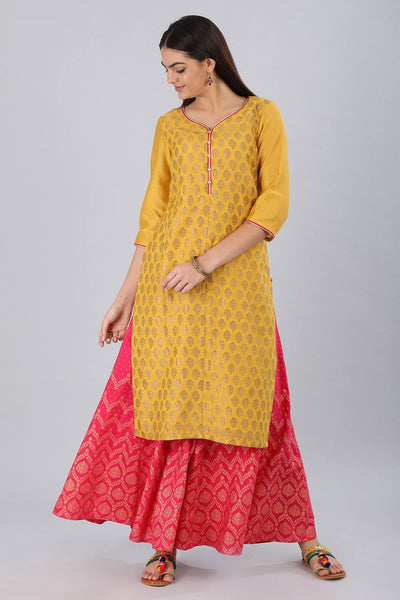 Yellow kurta