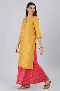 Yellow kurta