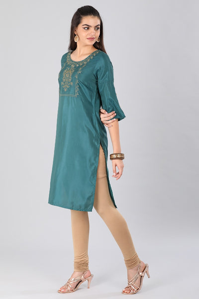 Green kurta