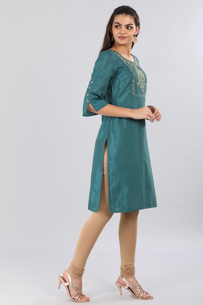 Green kurta