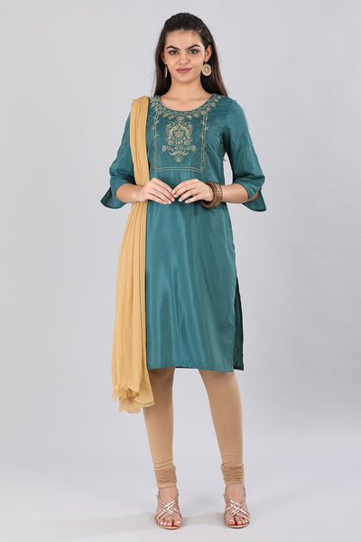 Green kurta