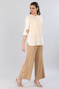 White Mandarin Neck kurta