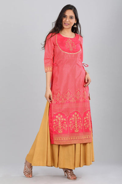 Pink kurta