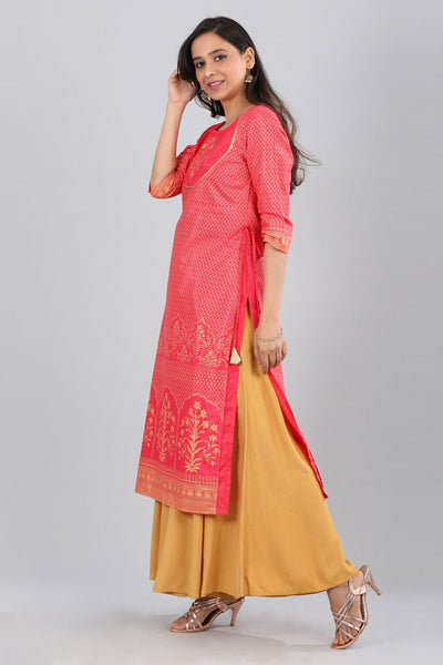 Pink kurta