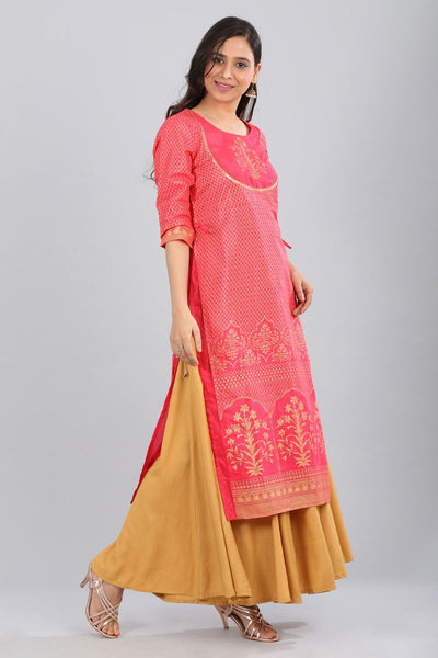 Pink kurta