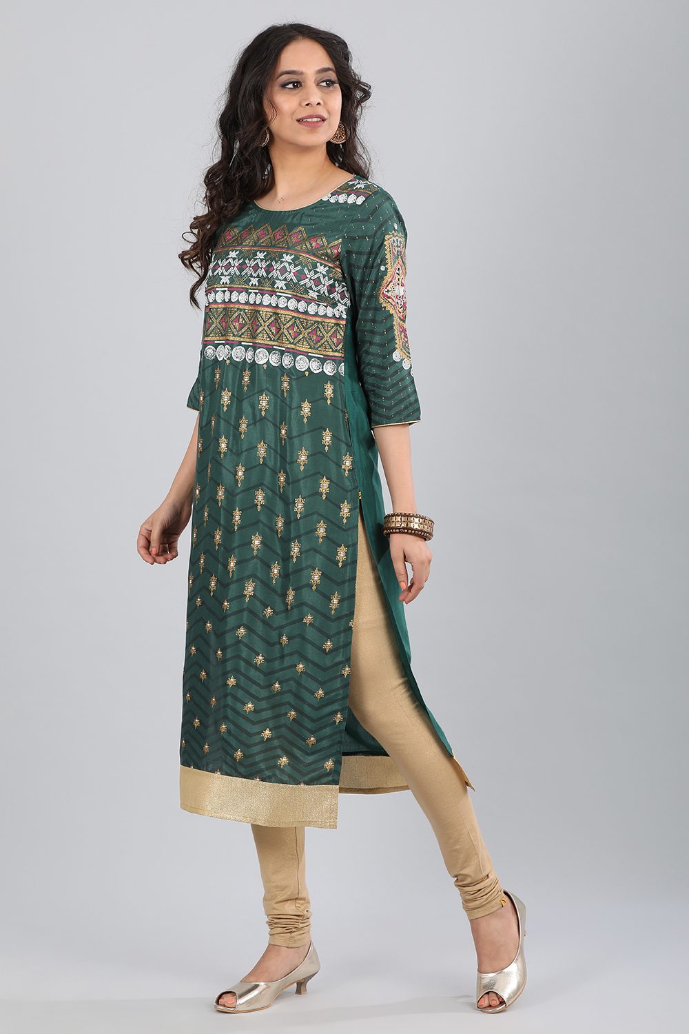 Green kurta