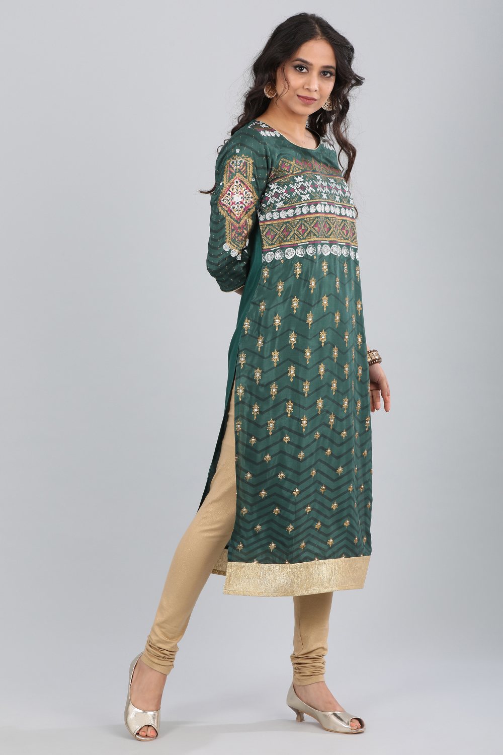 Green kurta