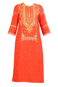 Orange kurta