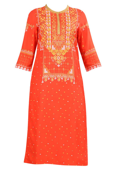 Orange kurta