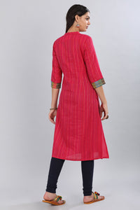 Pink kurta