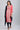 Pink Round Neck Printed kurta