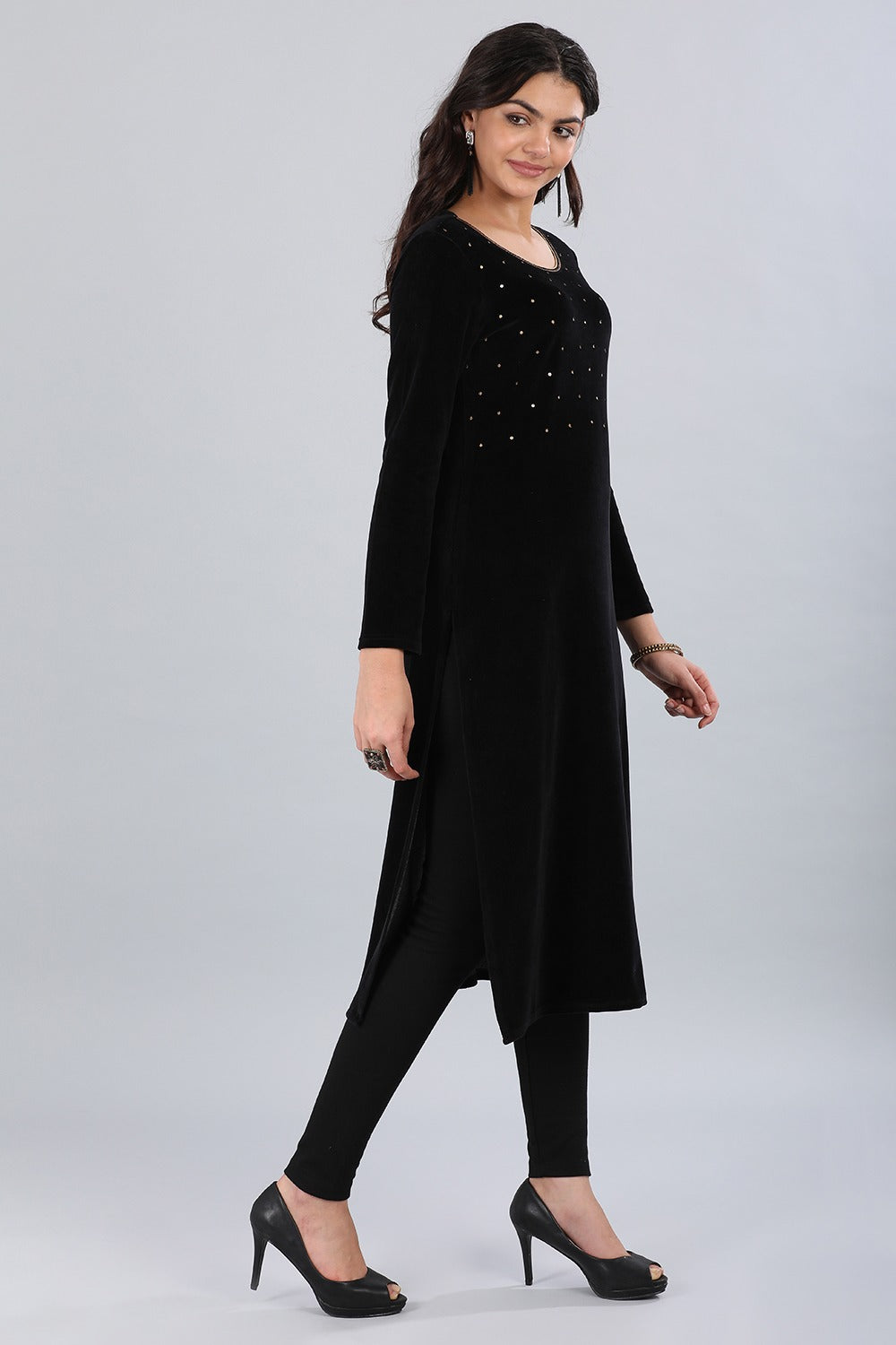 Black kurta