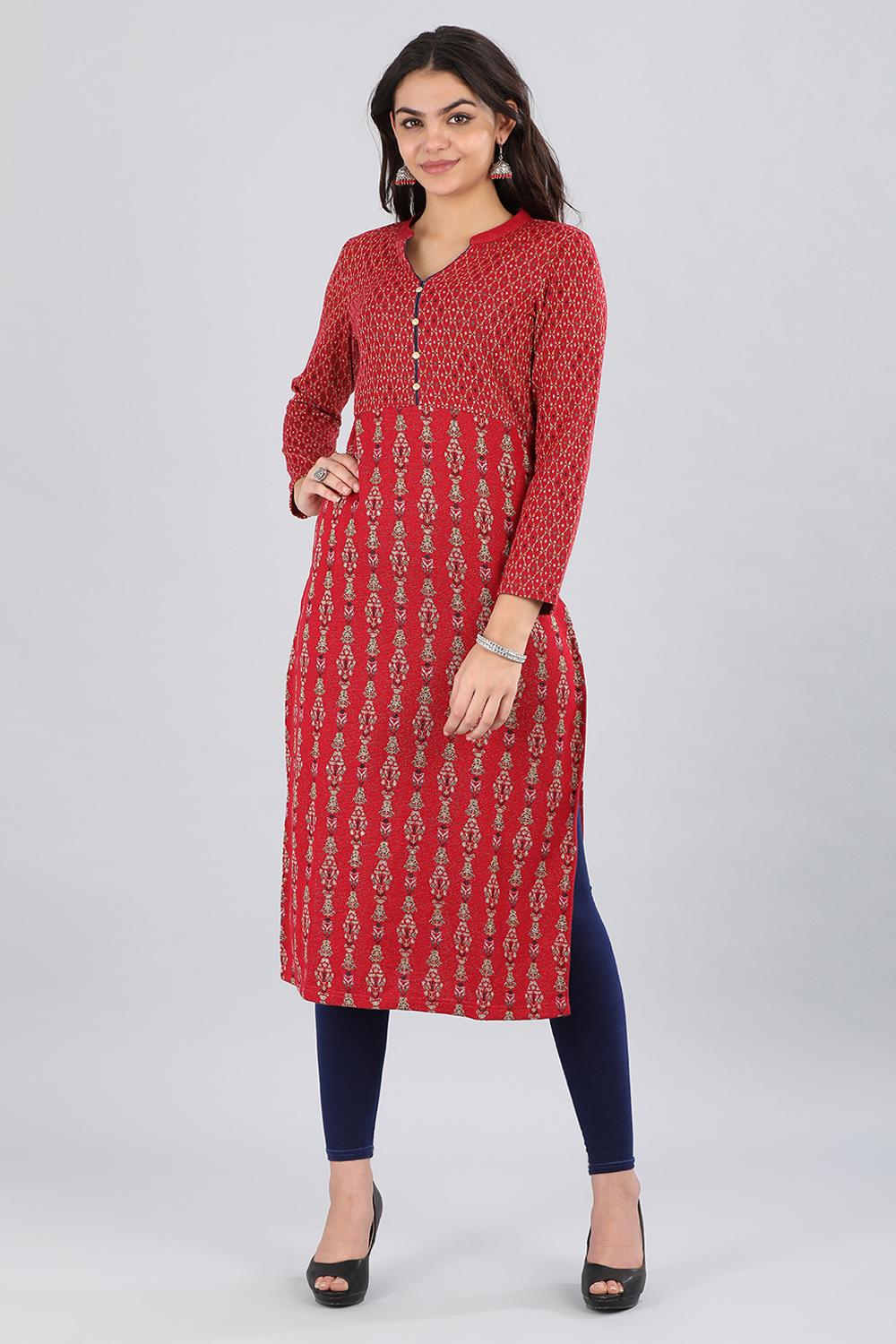 Red kurta