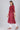 Red Mandarin Neck Printed kurta