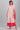 Pink Band Collar Printed kurta