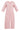 Pink Band Collar Printed kurta