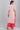 Pink Band Collar Printed kurta