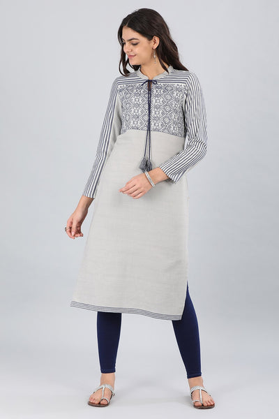 Grey kurta