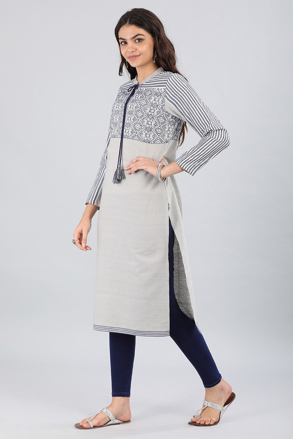 Grey kurta
