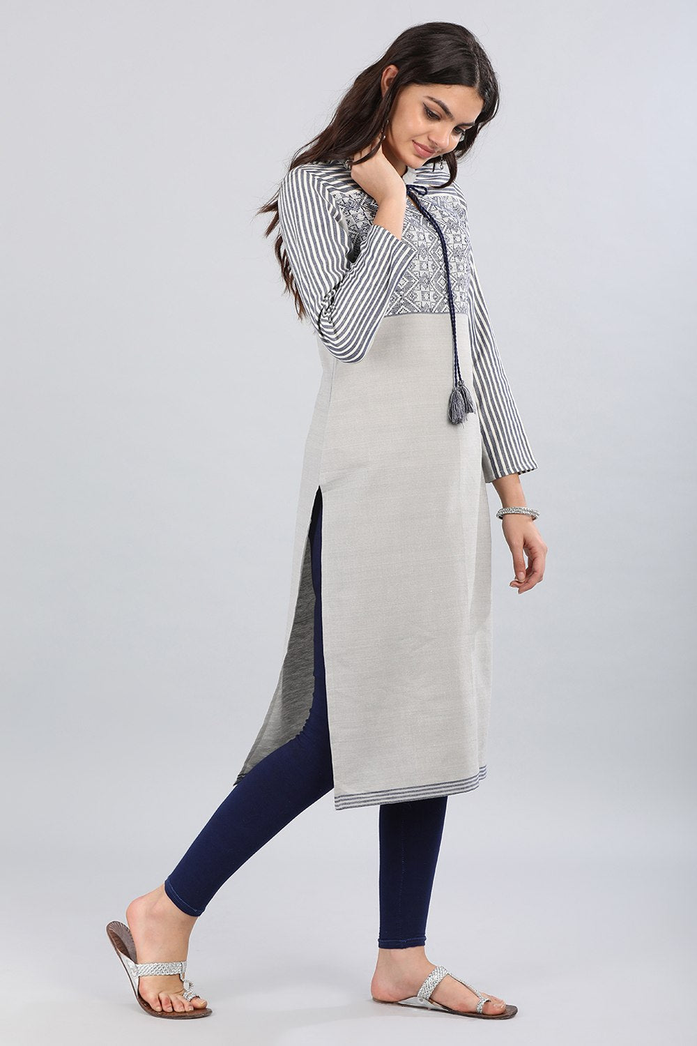 Grey kurta