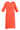 Orange Band Collar Solid kurta