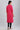 Pink Mandarin Neck Solid kurta