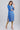 Blue Round Neck Printed kurta