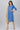 Blue Round Neck Printed kurta