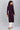 Purple Band Collar Yarn-dyed Winter kurta